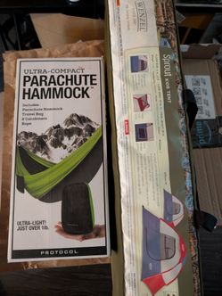 Camping Accessories - Kids Tent / Parachute Hammock - New