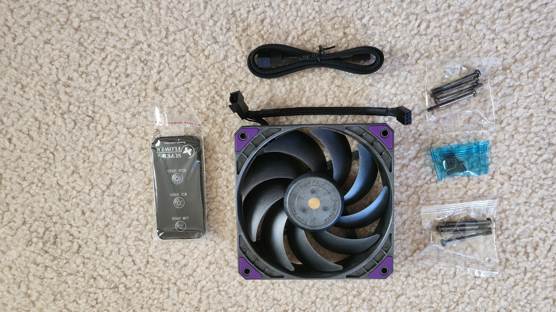 New Super Flower Mega Cool PC PWM Fan 120mm SF-PF121-BK