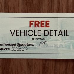 Vehicle Detailing St. Cloud Toyota (Retail Value $400)