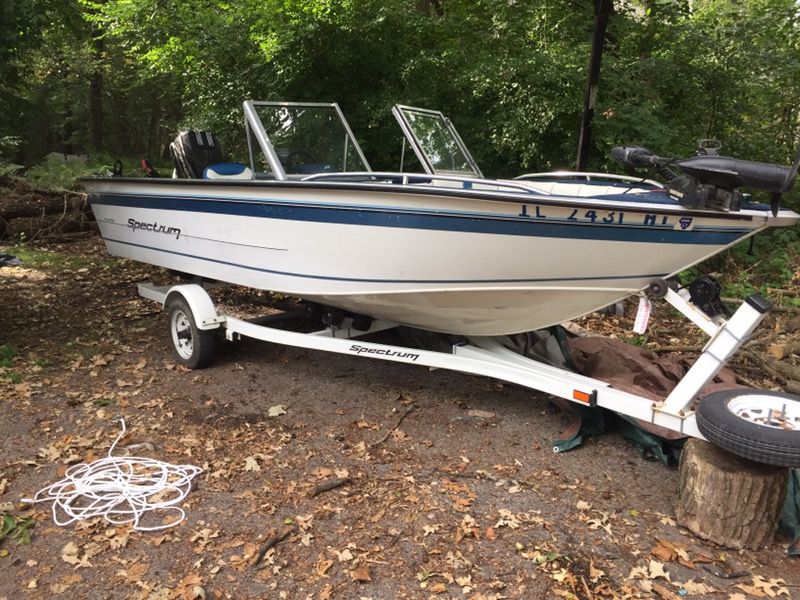 1994 16 Sport Spectrum Boat and Trailer