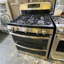 Ge Estufa De Doble Horno A Pagos 