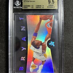 2006-07 FLEER E-X HOLO #17 KOBE BRYANT BGS 9.5 TRUE GEM MINT LOS ANGELES LAKERS MVP HOF🔥🔥🔥