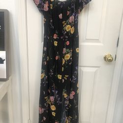 Floral Off Shoulder Dress