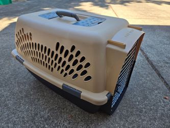 Plastic dog kennel for small breed