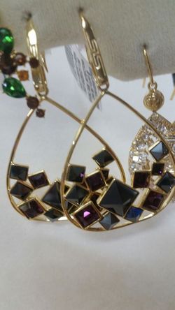 18 karat gold over sterling silver earrings Simone's s collection