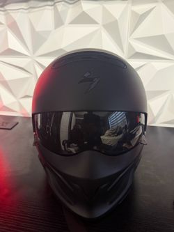 Scorpion Motorcycle Helmet Matte Black DOT Size Medium
