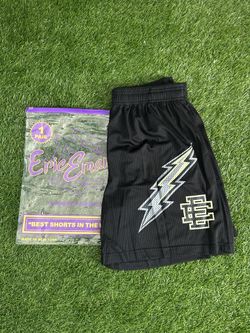 Eric Emanuel EE Basic Lightning Bolt Short Black & White