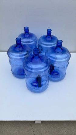 Four  5-Gallon Water Jug With Handle