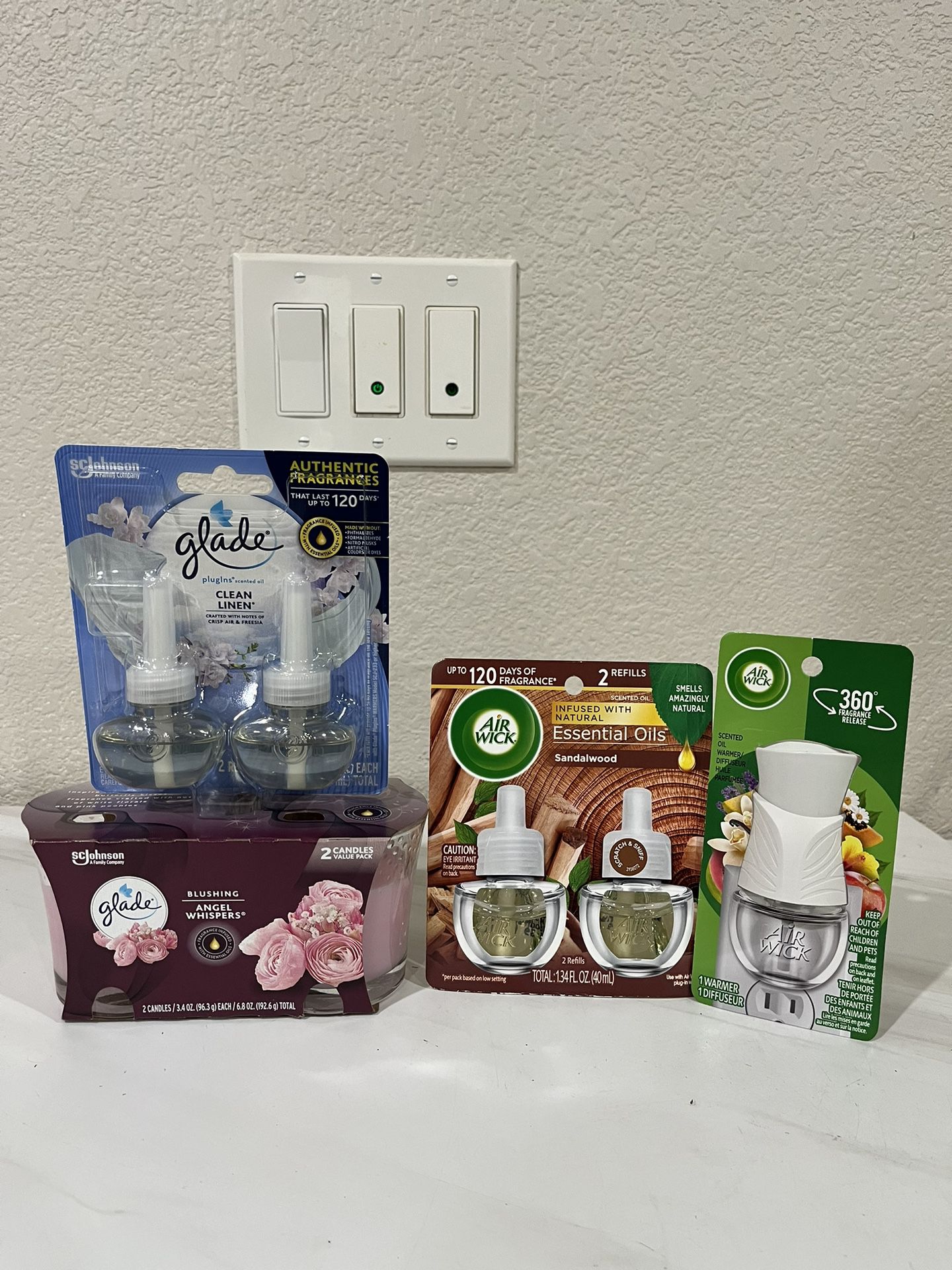 Brand new Air Wick Refills & Glade Candles Bundles (All For $10)