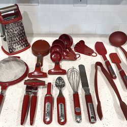 23 Piece Red KitchenAid Set