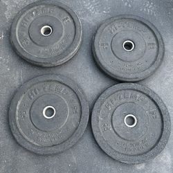 Hi Temp 25lb 10lb Olympic Bumper Plate Set 