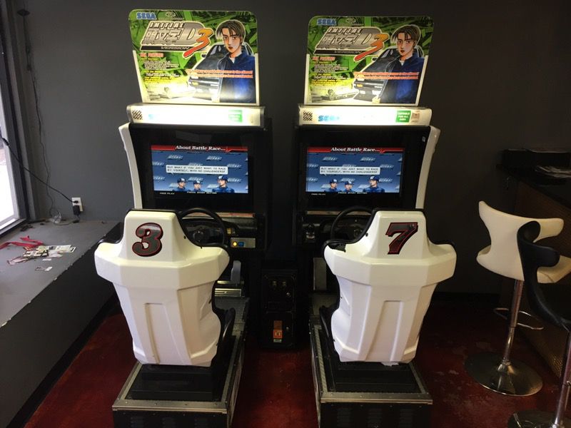 Initial D 3 arcade cabinets