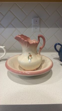 Vintage water basin & pitcher set