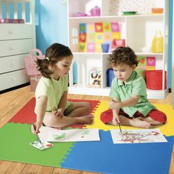 Floor Mats Kids !! By Best Step. 4 Ok Covers 12.25 Sq Ft New!!
