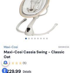 Maxi-Cosi Cassia Baby Swing - Classic Oat