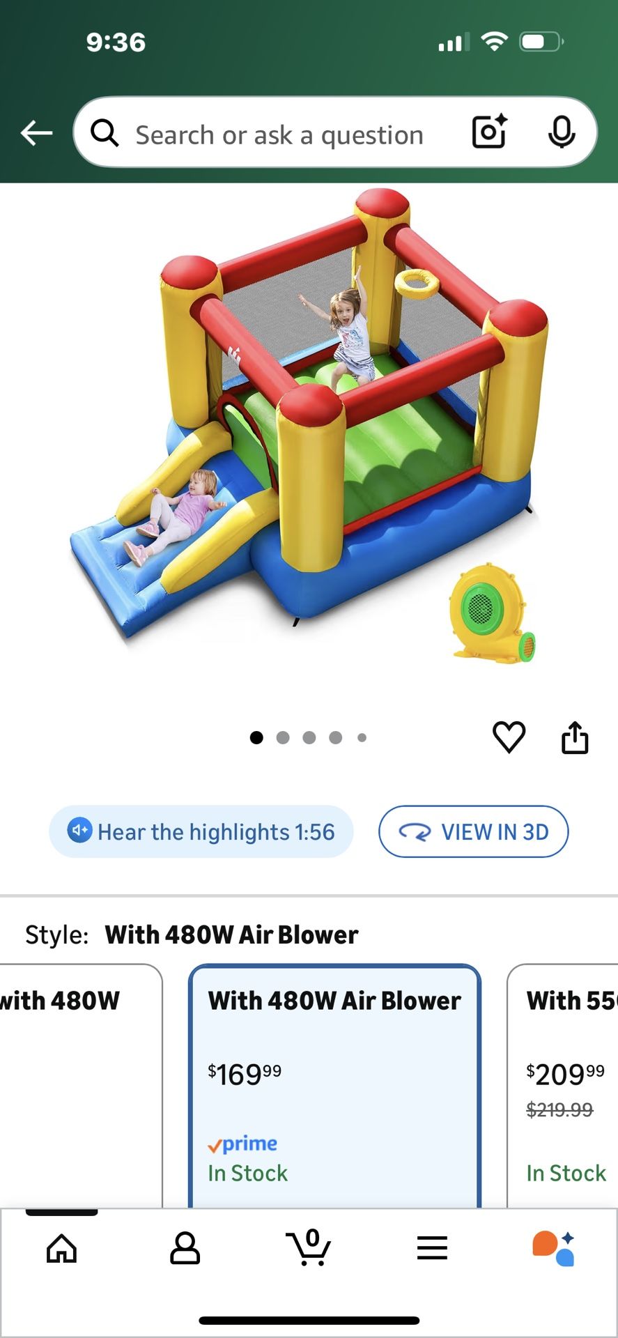 Toddlers Bounce House 