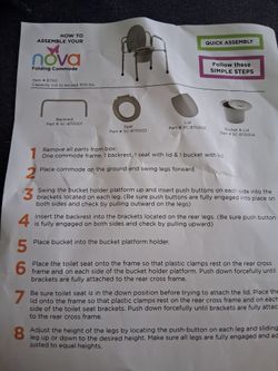 Nova Folding Toilet - brand new