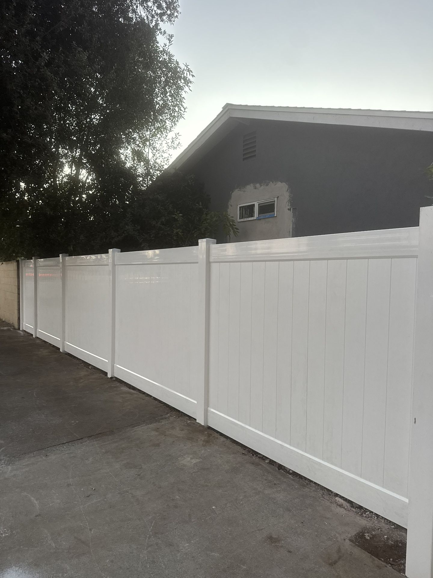Vinyl Fence