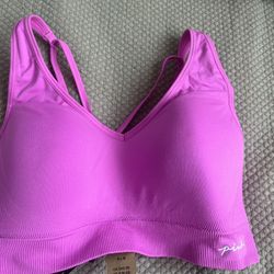 Pink Sports Bra