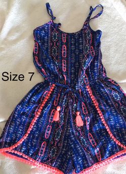 Girls one piece romper