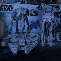 Lego Star Wars Atat And Millenium Flacon