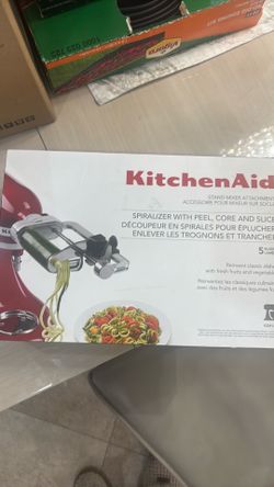 KitchenAid Spiralizer Attachment with Peel, Core & Slice –New in box!