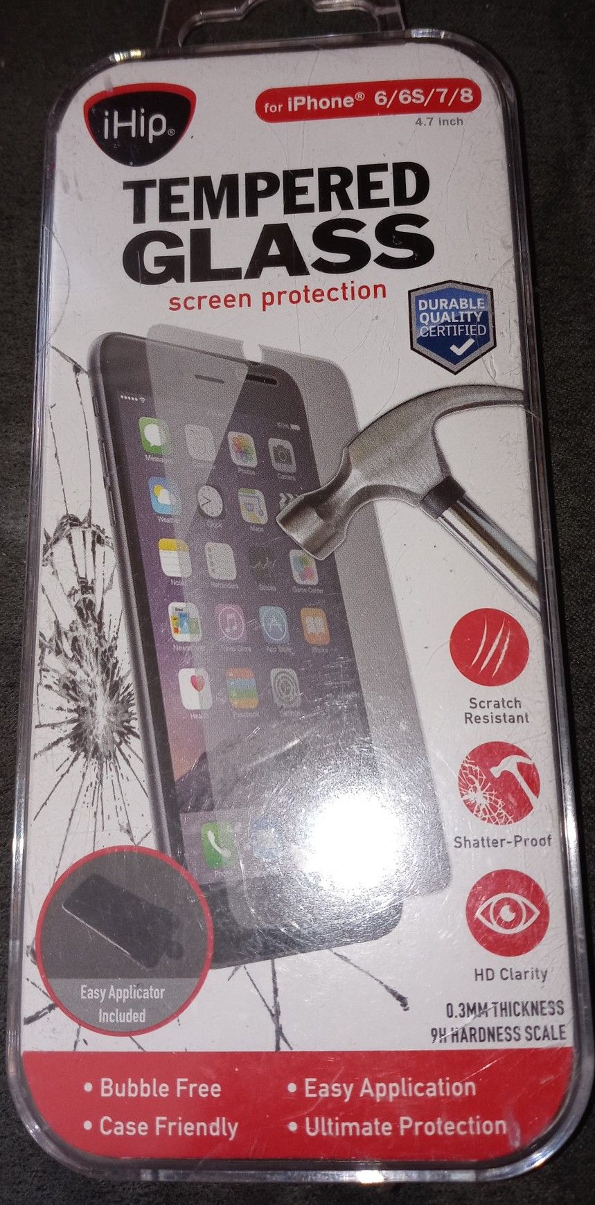 New Glass screen protector for iPhone 6/6S/7/8