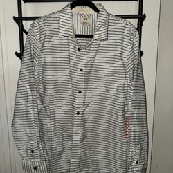 VANS Men's Long Sleeve Button-Up Shirt Brand New With Tags