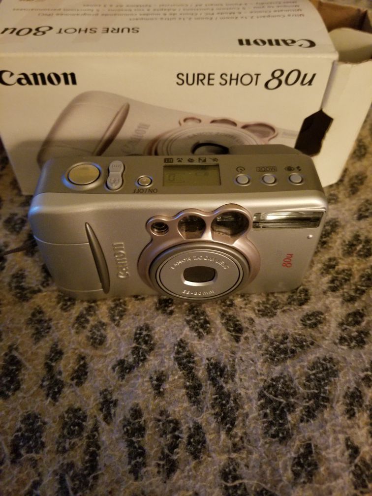 Canon sure shot 80u camera