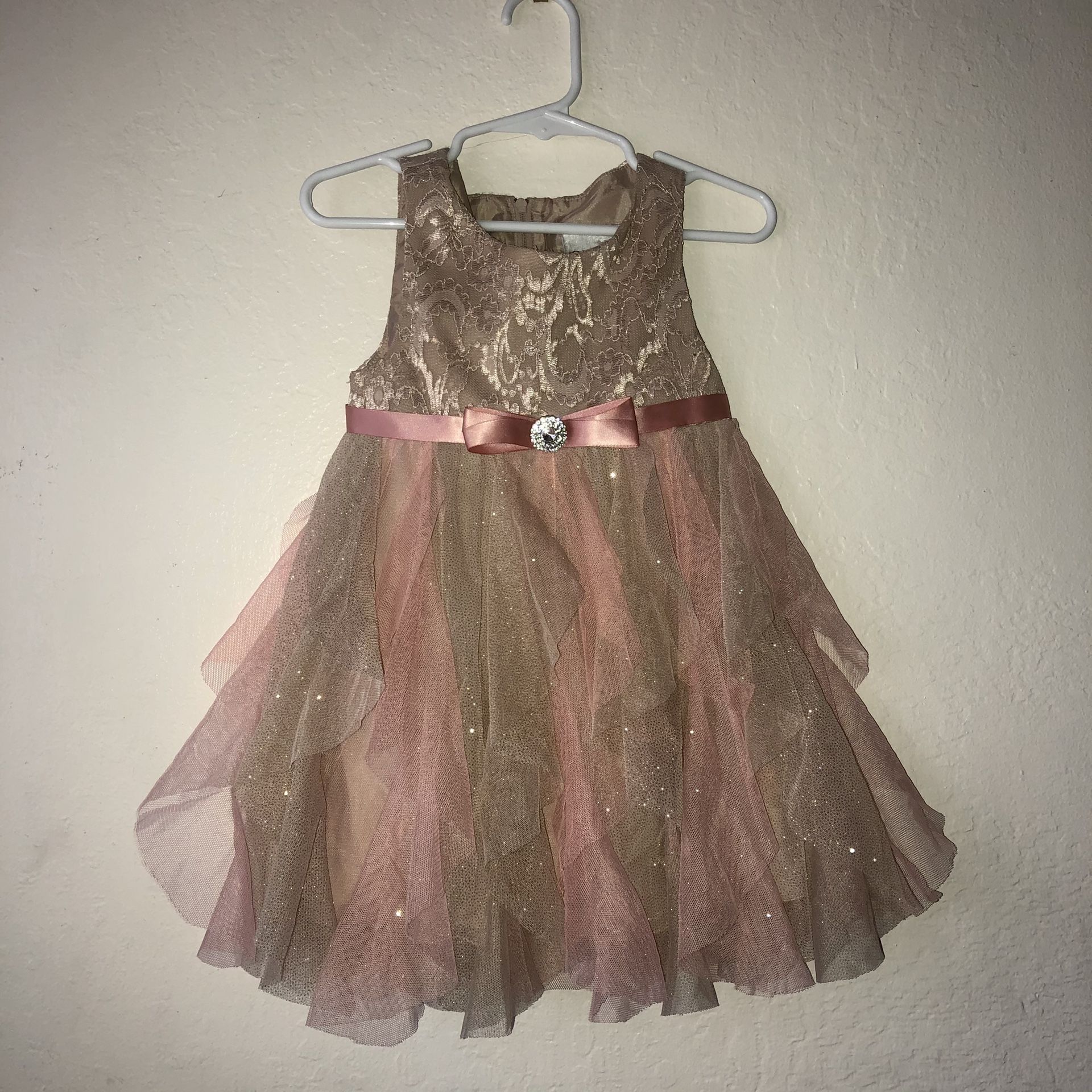 Toddler Girls Formal Party Dress (Size 2T)