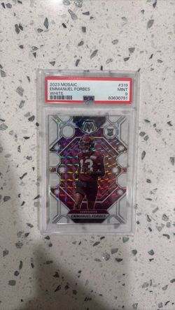 2023 Mosaic Emmanuel Forbes White RC PSA 9