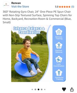 360° Rotating Gyro Chair, 24"