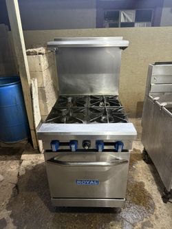Royal 4 Burner Gas Range with Oven 🔥  