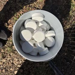 50lbs Buckets Of Chlorine Tablets