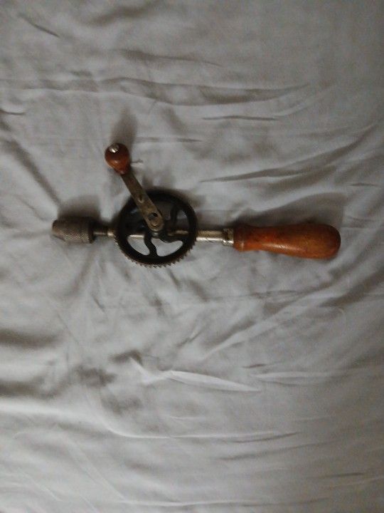 Make Offer! Vintage Pat No. 1642986 14" In Brace Hand Drill - Made in USA!