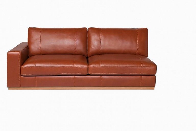 BRAND NEW UNUSED LEATHER LOVESEAT SOFA 86"