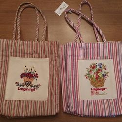 Longaberger Tote Bags 