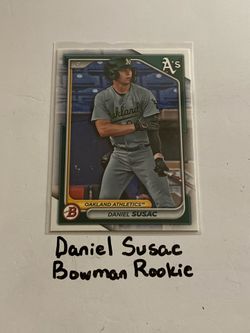 Daniel Susac San Francisco Giants Catcher Bowman Rookie Card.
