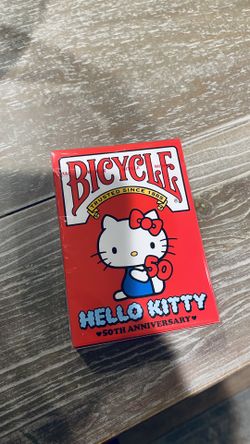 Hello Kitty 50th Anniversary Playing Cards Limited Edition