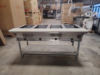 Eagle 4 compartment steam table (used) Steam some Hams!