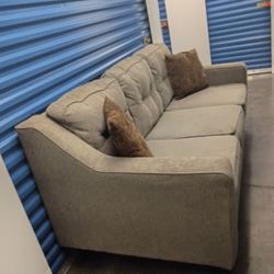 Comfy Grey Couch  ( free delivery)