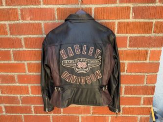Vintage Harley-Davidson 95th Anniversary Women's  Leather Jacket Size M
