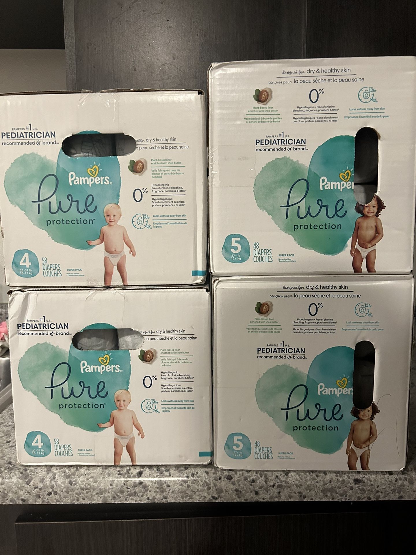 Pampers Pure Size 4 & 5