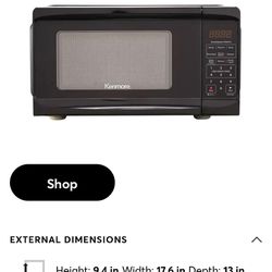 Kenmore KMCMV807BK07 Microwave oven (Black)