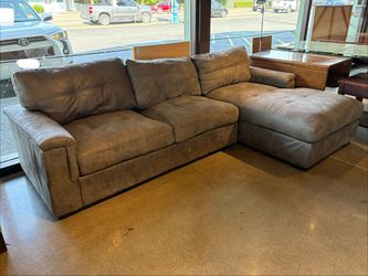 Comfy Grey 2Pc. Sectional w/ Chaise