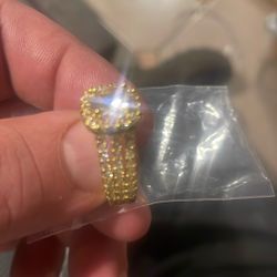 Silver Gold Plated Moisenite