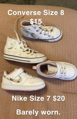 Toddler Girl Sneakers Size 7 and 8