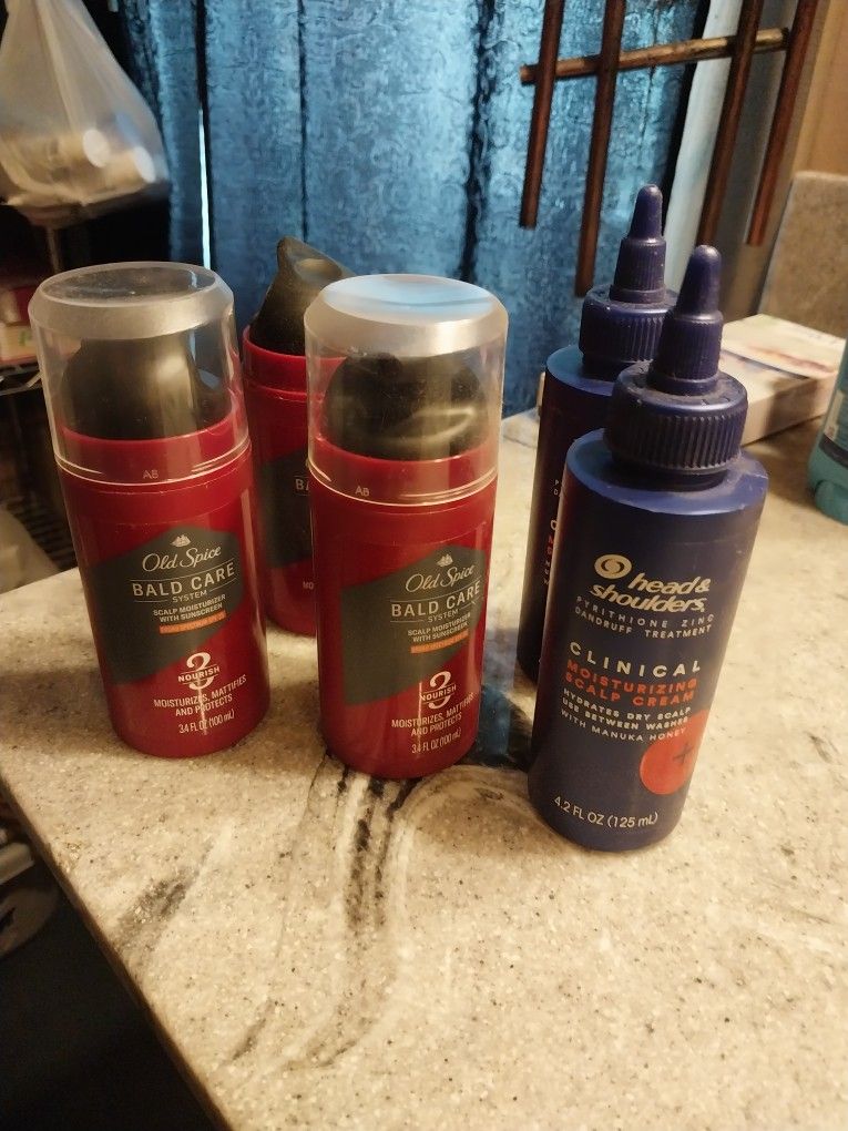 Head N Shoulders And Old Spice bald