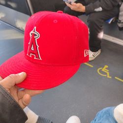 New Era  59 Fifty Red Las  Angeles Angels