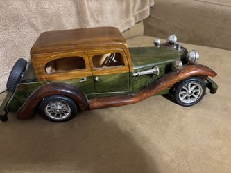 All Wooden Old Car